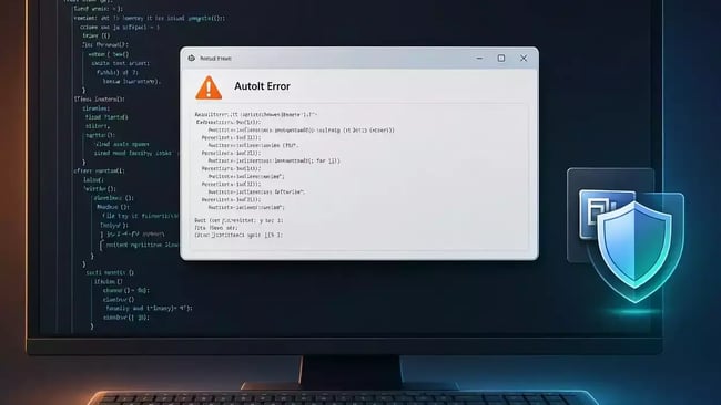 Corriger autoit error erreur script windows
