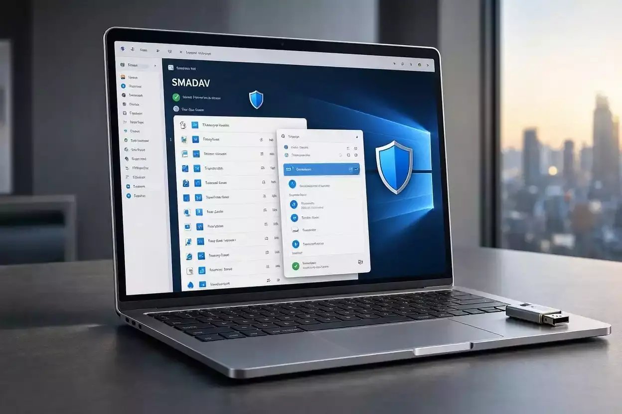 Désinstaller Smadav et vérifier la protection antivirus du PC Windows