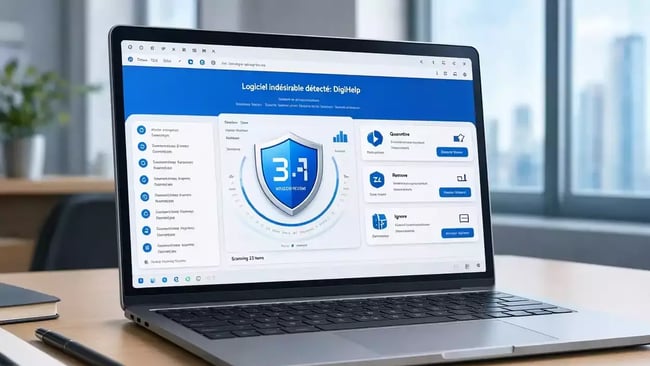 Digihelp logiciel indesirable windows suppression