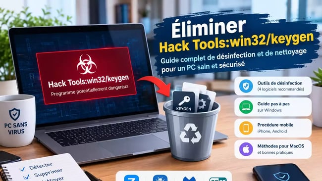 Eliminer hack tools win32 keygen desinfection pc