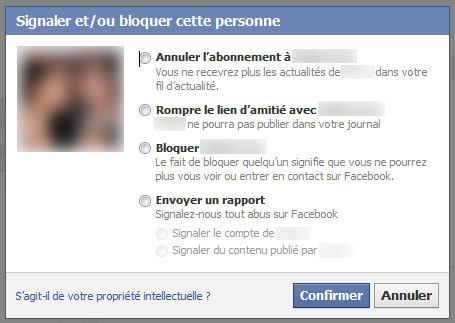 Pourquoi bloquer certaine personne sur Facebook ?