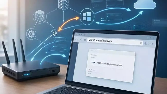 Msftconnecttest com redirection windows