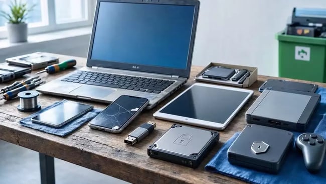 Seconde vie vieux gadgets electroniques