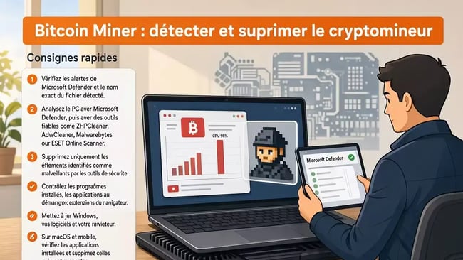 Supprimer bitcoin miner cryptomineur