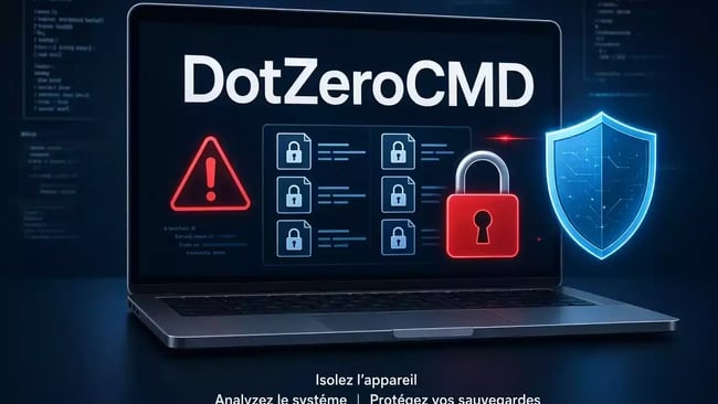 Supprimer dotzerocmd ransomware proteger pc