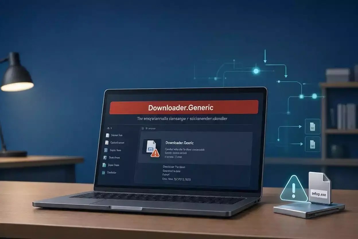 Downloader Generic : détection d'un malware et nettoyage du PC