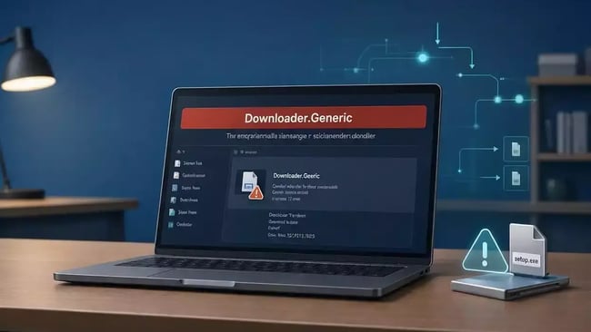 Supprimer downloader generic virus malware