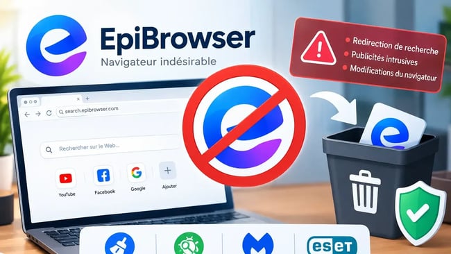 Supprimer epibrowser navigateur indesirable