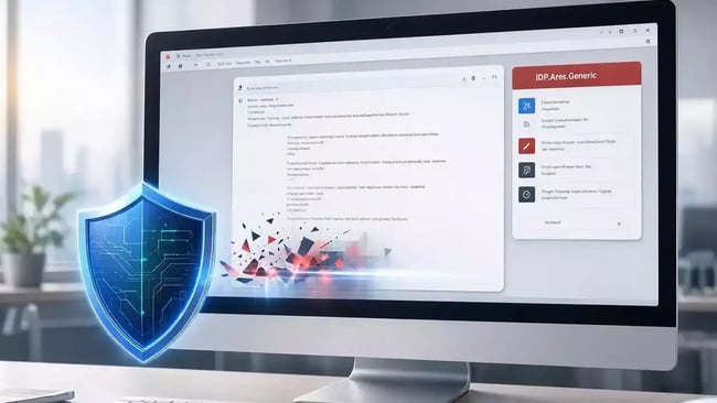 Supprimer idp ares generic virus windows