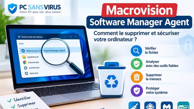 Supprimer macrovision software manager agent