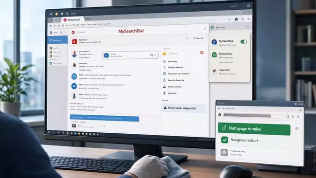 Supprimer mysearchdial nettoyer navigateur