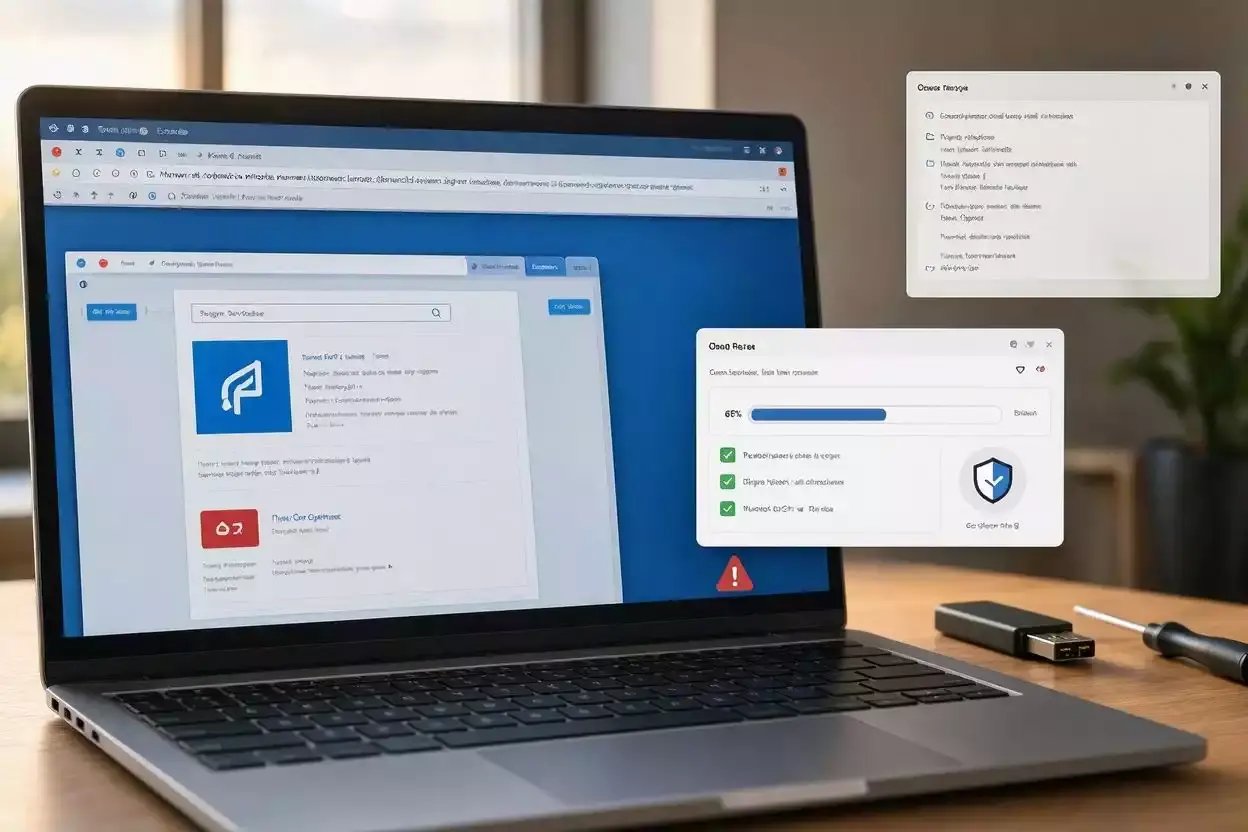 Supprimer Omiga Plus et nettoyer Windows après une redirection du navigateur