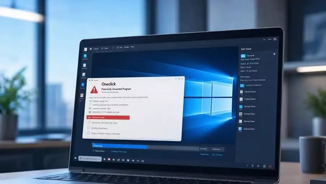Supprimer oneclick menace logiciel indesirable
