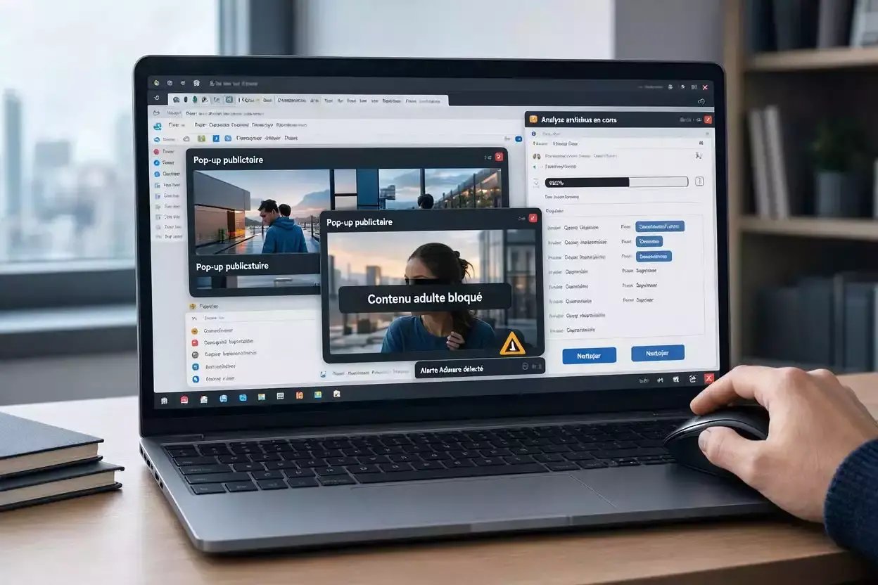 Supprimer les publicités adultes et images pornographiques indésirables sur un PC Windows infecté par un adware