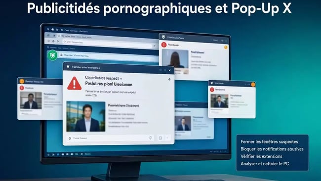 Supprimer publicites pornographiques pop up x