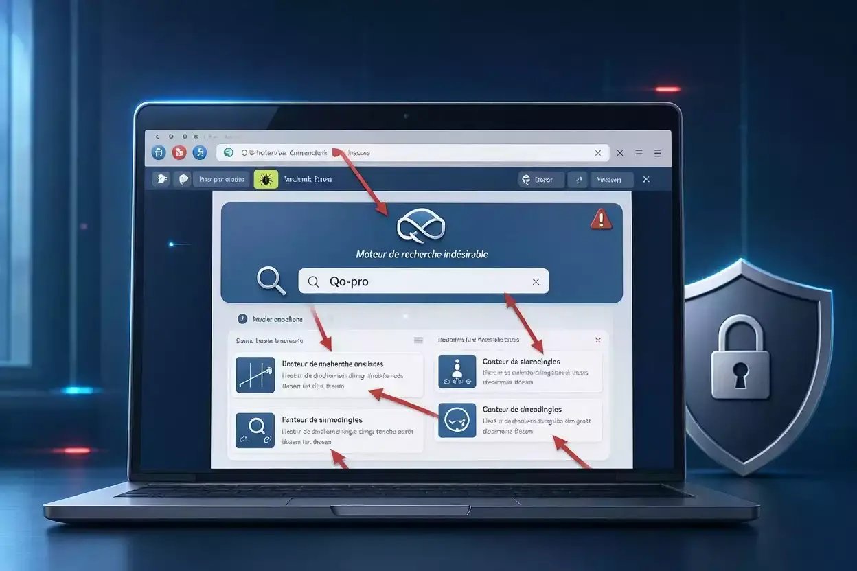 Supprimer Qo-pro, moteur de recherche indésirable qui redirige le navigateur