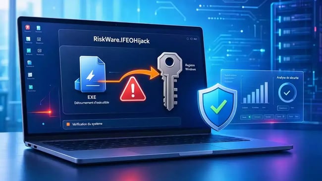 Supprimer riskware ifeohijack detournement executable windows