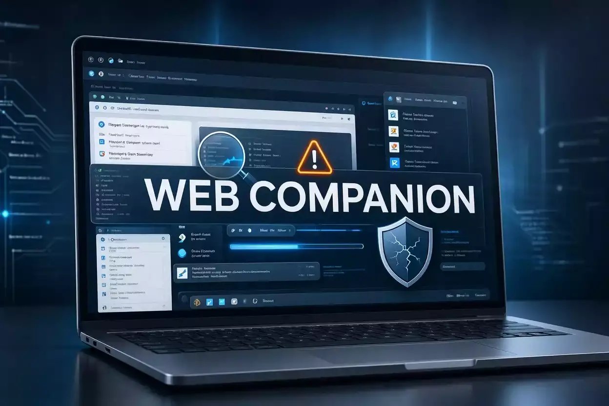 Supprimer Web Companion : identifier ce logiciel potentiellement indésirable et sécuriser le navigateur sous Windows