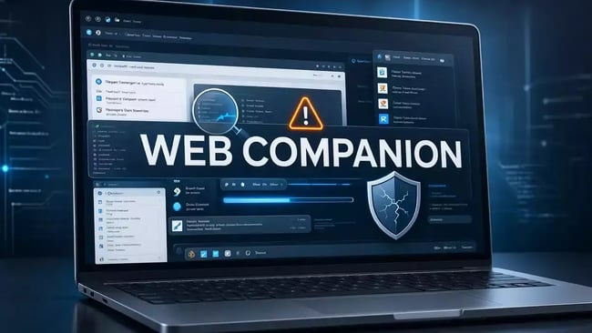 Supprimer web companion logiciel indesirable windows