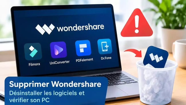 Supprimer wondershare desinstaller logiciels indesirables