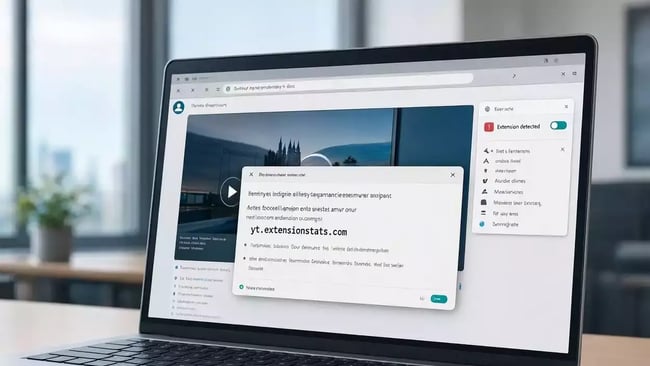 Supprimer yt extensionstats com navigateur windows
