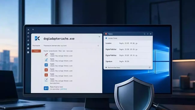 Verifier dxgiadaptercache exe virus windows