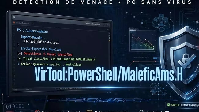 Virtool powershell maleficams h securite
