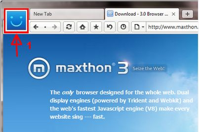 Vous pourrez activer Maxthon en allant dans le Menu puis Options puis Avancé